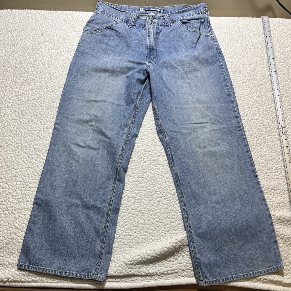 Vintage Gap Jeans Mens 36x30 Blue Carpenter Relaxed Fit Workwear Utility Denim
